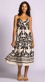 ARCHWOOD DRESS BEIGE THIN STRAP MAXI