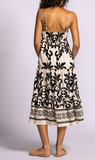 ARCHWOOD DRESS BEIGE THIN STRAP MAXI