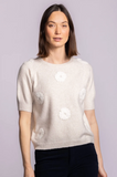 DAISY BELLE EMBELISHED S/SLV SWEATERE