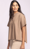 MELROSE CAMEL S/SLV SWEATER JACKET