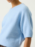 BREEZE BLUE KNIT SWEATER TEE