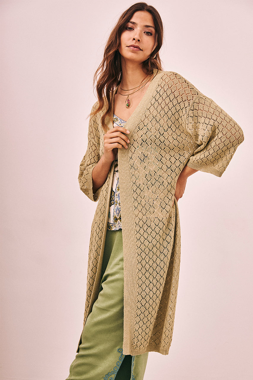 GAYA GREEN TEA GOLD LUREX COVERUP