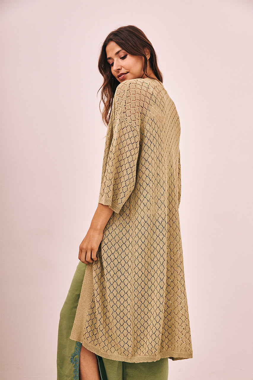 GAYA GREEN TEA GOLD LUREX COVERUP