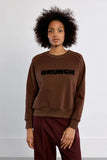 BRUNCH BROWN SWEATSHIRT