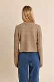 CANDY FLEX TAUPE KNIT CARDI