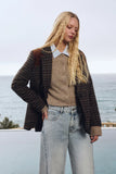 CANDY FLEX TAUPE KNIT CARDI