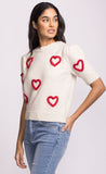 WHITE HART S/SLV SWEATER TOP