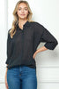 PORT STANLEY BLACK BOATER TOP