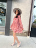 RASPBERRY FIELDS SHEER FLORAL DR