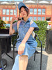 ANDERSOR DENIM S/SLV COVERALL