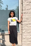 BELLE BLACK PULL UP CARGO SKIRT