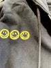 SMILE HAPPY DAYS BLACK HOODIE