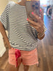 TENNIS CLUB STRIPE HACCI TOP
