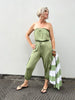 MEAD OLIVE JERSEY CARGO JUMPER TUBE