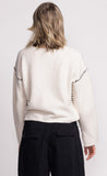 JOELLE OAT WHIP STICH SLEEVE SWEATER