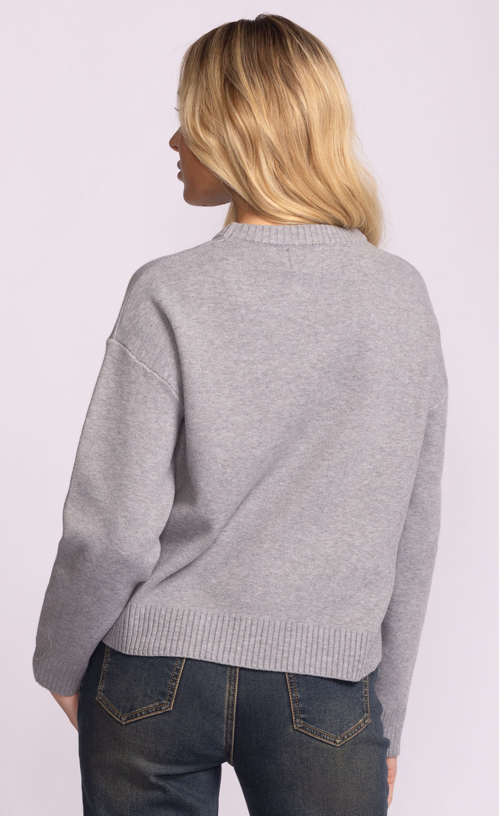 MEADOW GREY HORSE SWEATER