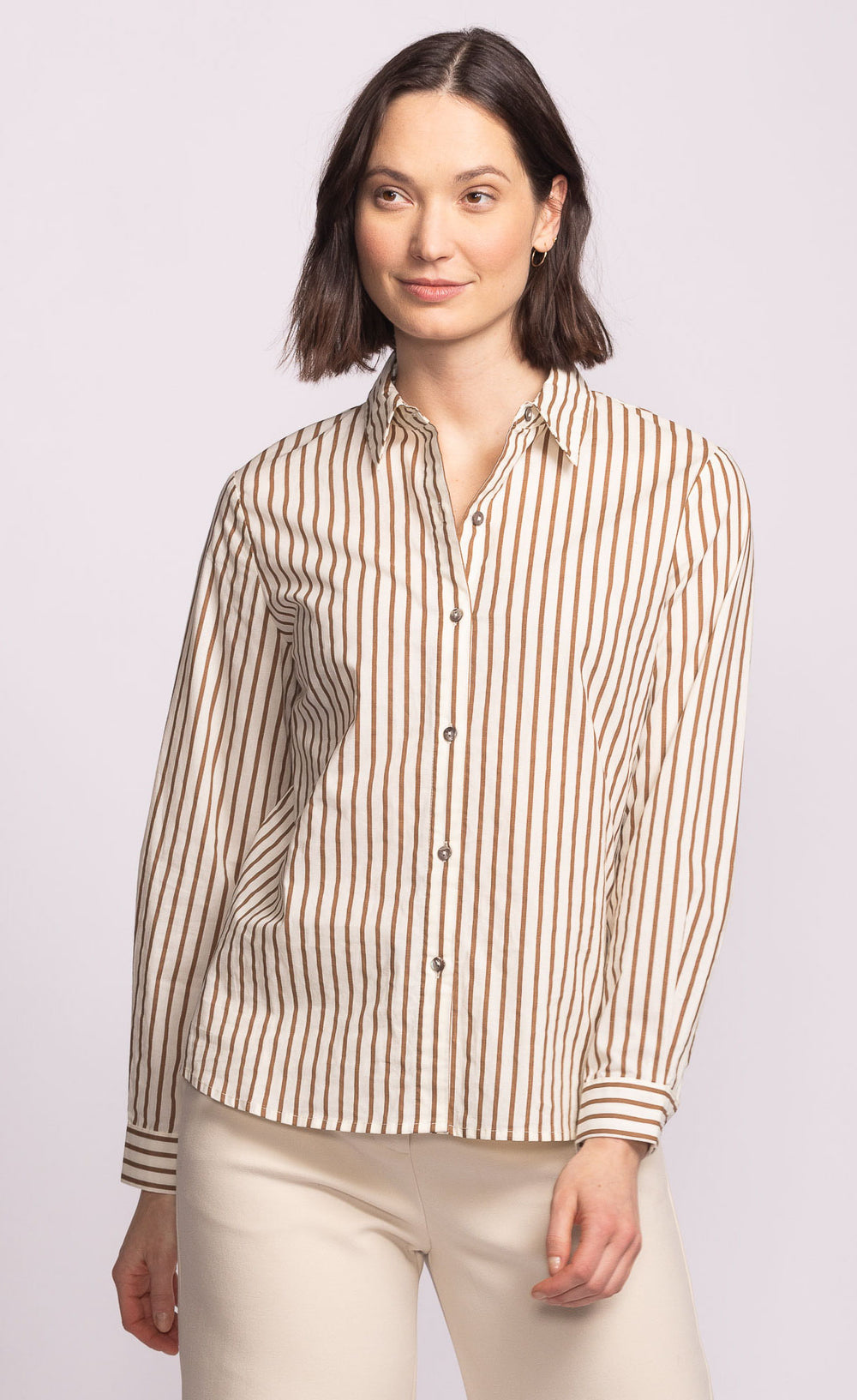 SAPPH STRIPE BUTTON DOWN