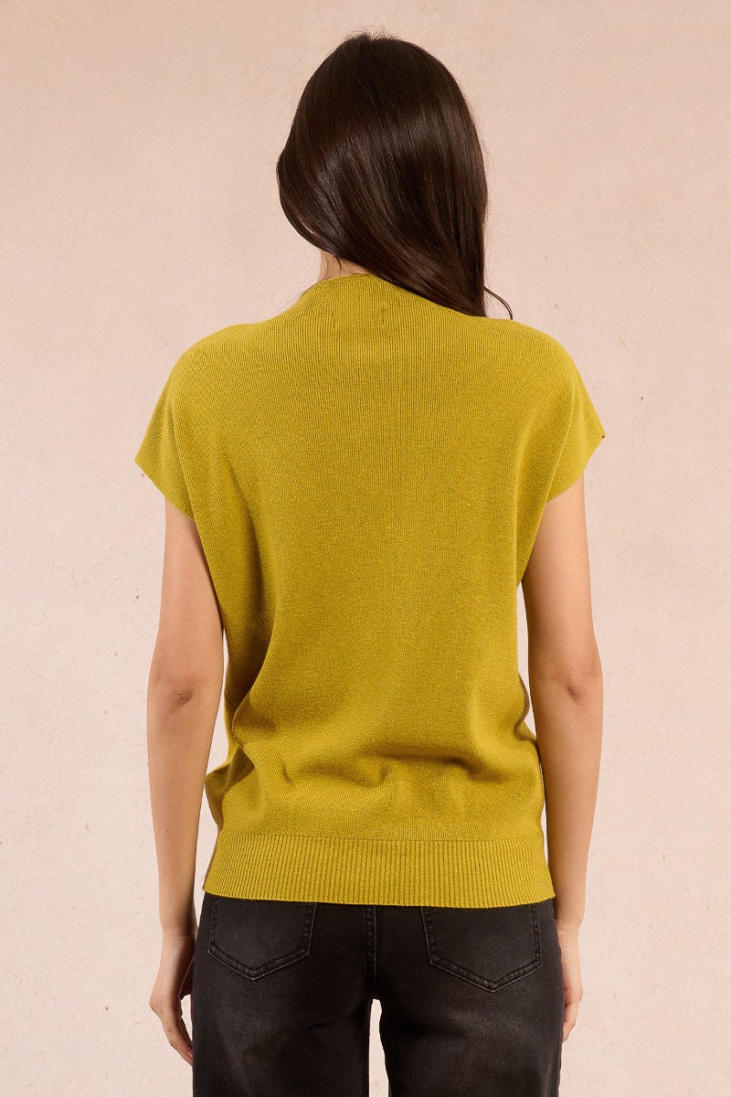 CITRON KNIT FUNNEL S/LESS