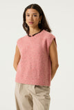 CORAL DUST SWEATER VEST/TANK