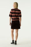 CHOCOLATE CORAL GOLD STRIPE EYELASH S/SL
