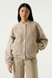 SAND MELE SNAP BUTTON BOMBER