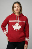 TRUE MAPLE RED HOODIE   MADEINCANADA