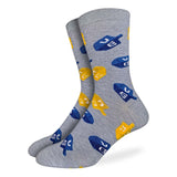 MENS HANUKKAH DREIDEL SOCKS