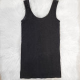 DBL HEATHER BLK TANK