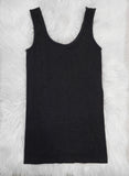 DBL HEATHER BLK TANK
