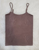 BAMBOO SHORT MOCHA CAMI - LOUNGEWEAR