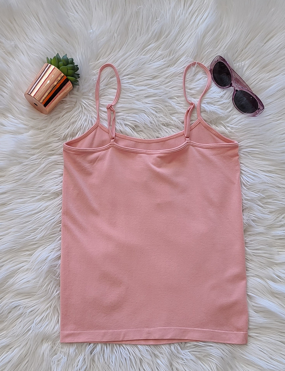 BAMBOO SHORT BLUSH CAMI