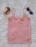 BAMBOO SHORT BLUSH CAMI