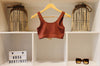 RIB BAMBOO CHESTNUT BRALETTE
