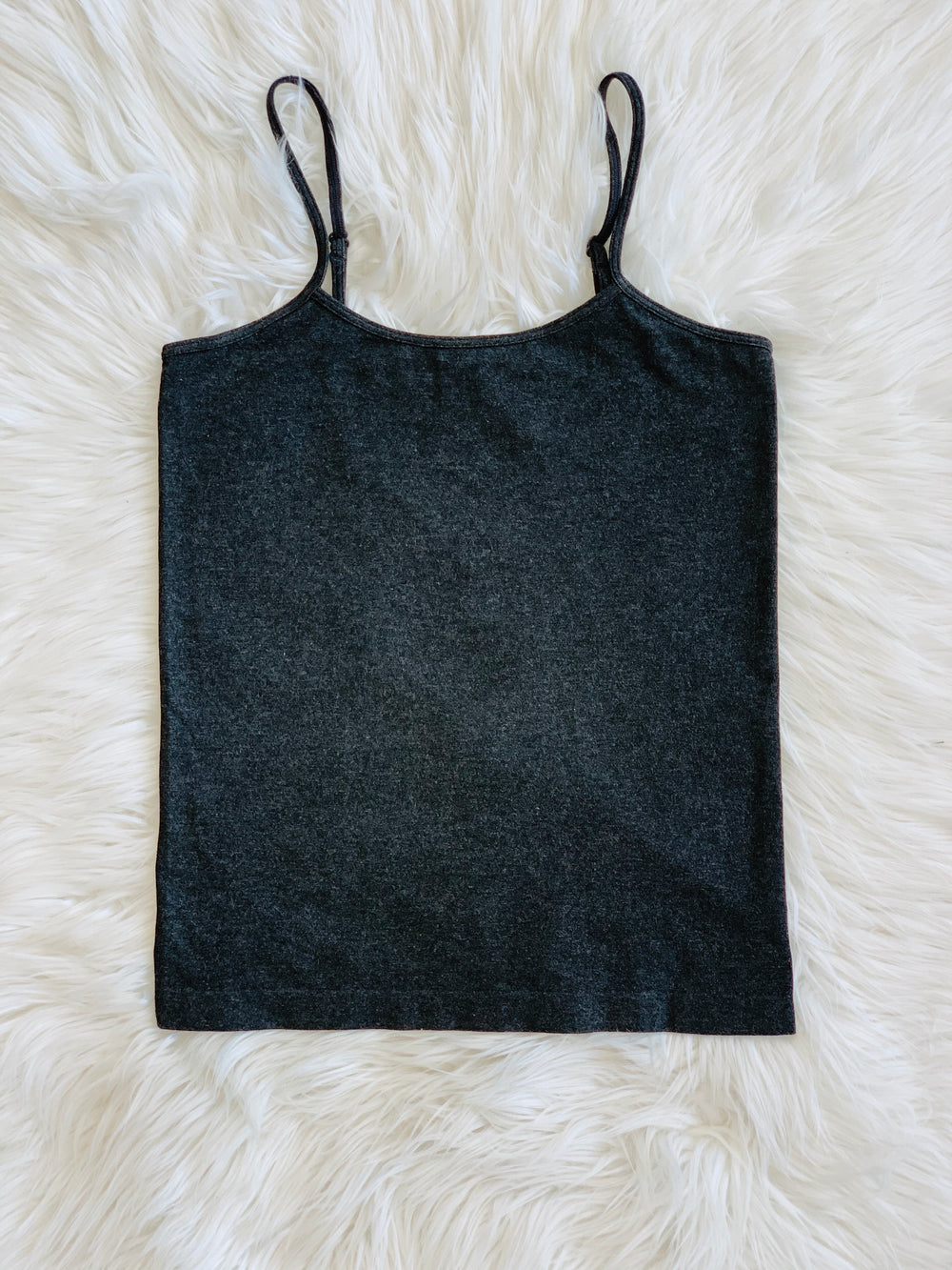 BAMBOO SHORT CAMI HEATHER BLACK (4505503334461)