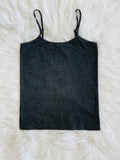 BAMBOO SHORT CAMI HEATHER BLACK (4505503334461)