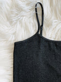 BAMBOO SHORT CAMI HEATHER BLACK (4505503334461)