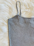 BAMBOO SHORT CAMI SILVER HEATHER (4505503367229)