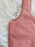 RIB BAMBOO BLUSH SPORTS BRA REVERSIBLE (4509452206141)