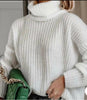 CASTLES WHITE RIB TNECK CUT OUT SWEATER