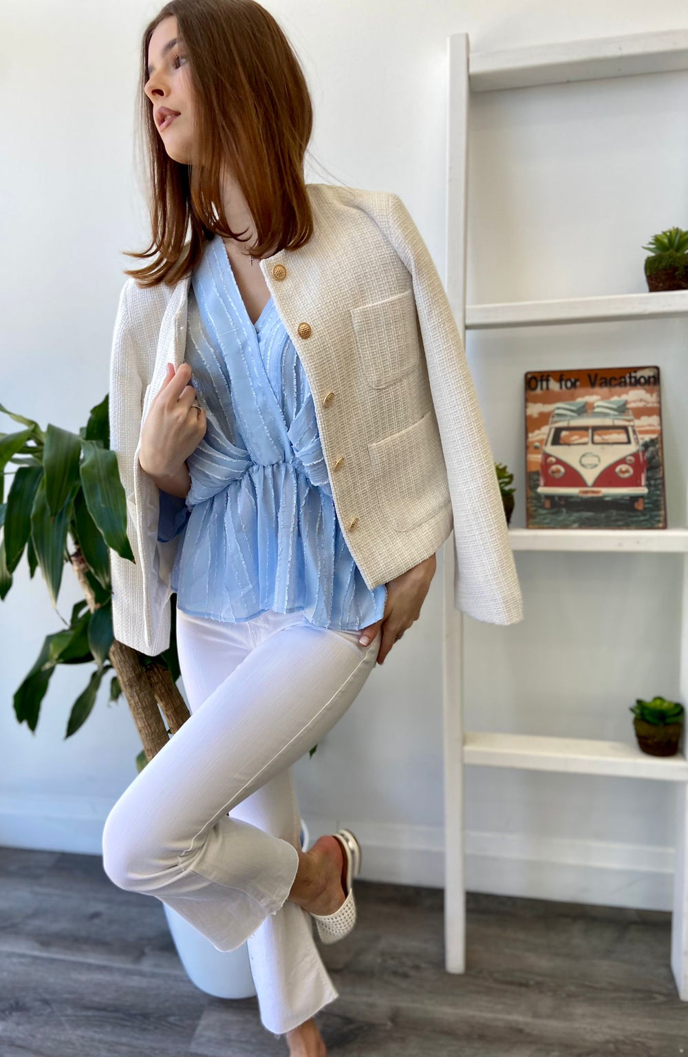 JAQUELYN OFF WHITE JACKET