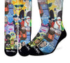 RICK AND MORTY CHARACTER SOCKS